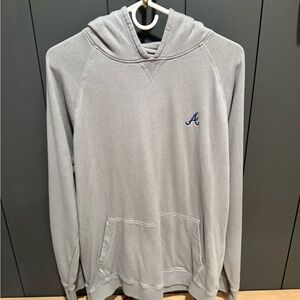 johnnie-O Atlanta Braves Light Gray Hoodie
